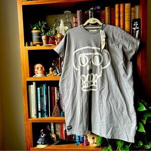 nununu kooky skull box tshirt dress